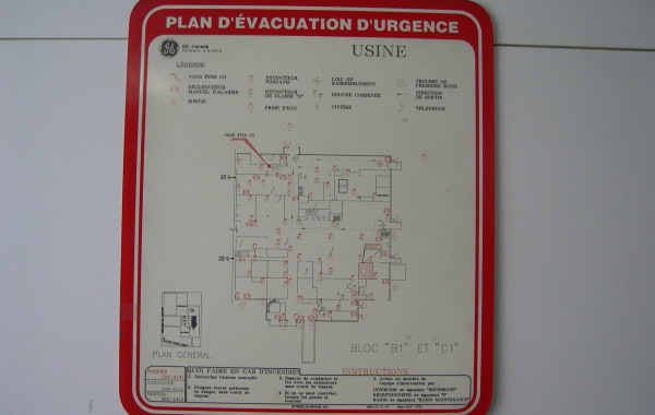 Plan d’évacuation